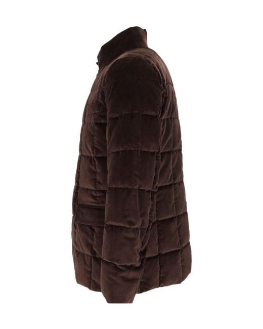 Fay Brown Quilted Corduroy Jacket for men