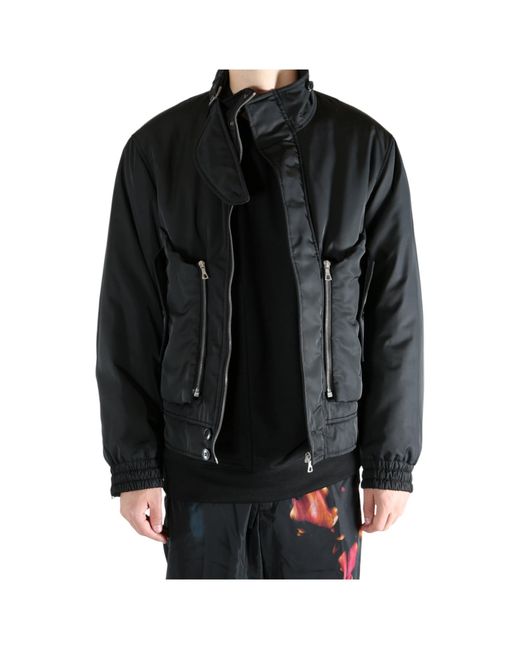 Dries Van Noten Black Venice Concealed Zipped Jacket for men