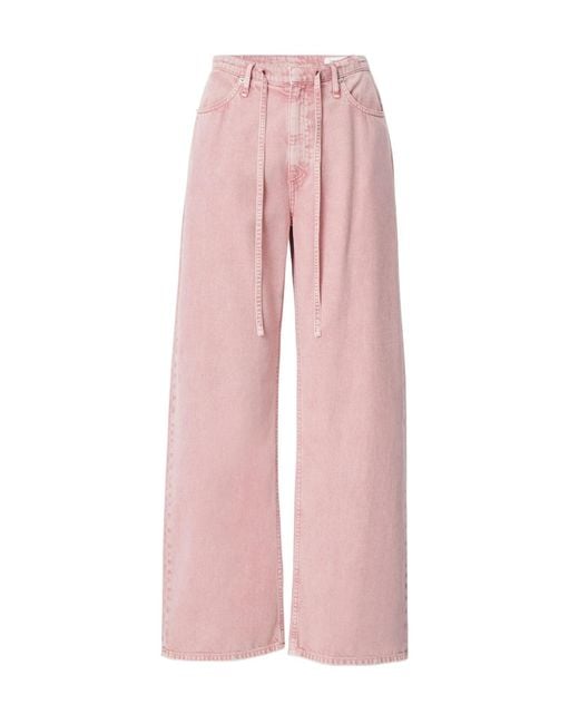 Rag & Bone Pink Belt Loop Jeans