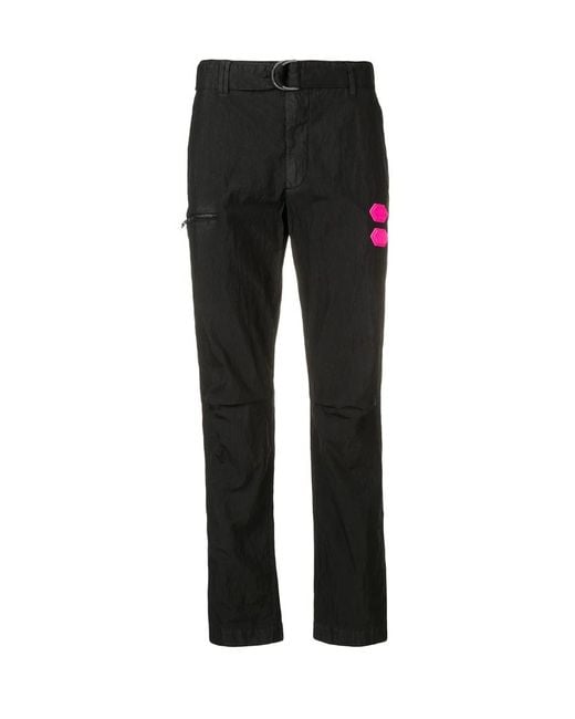 Off-White c/o Virgil Abloh Black D-Ring Belt Trousers for men