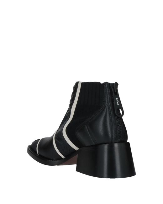 Chloé Black Comfortable, Durable And Simple Solid-Color Leather Boots