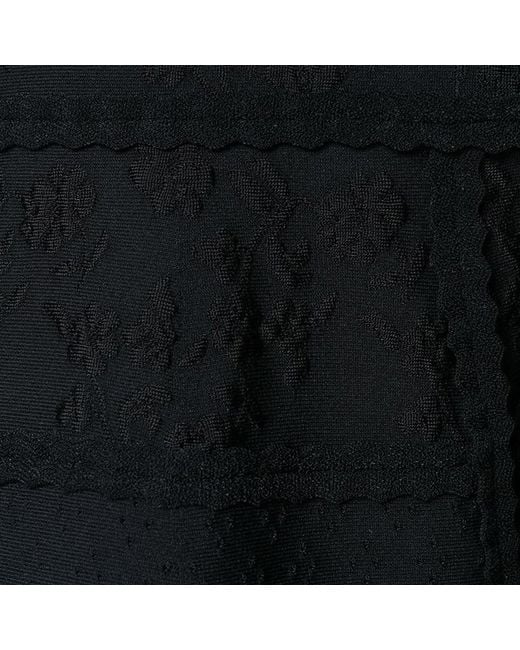 McQueen Black Sleeveless Knit Dress