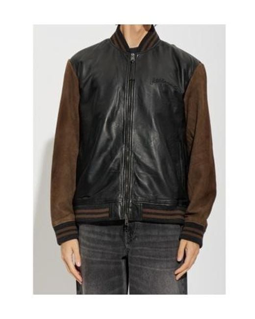 AllSaints Black Long-Sleeve Jacket for men