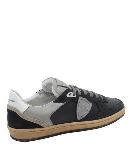 Philippe Model Black Pgal Low-Top Sneakers for men