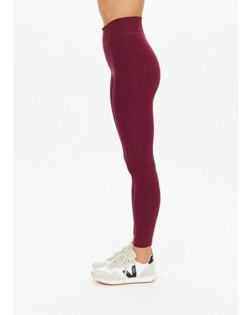 The Upside Red Peached High-Rise Leggings