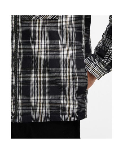 Barbour Gray Seafield Long-Sleeve Shirt Jacket for men