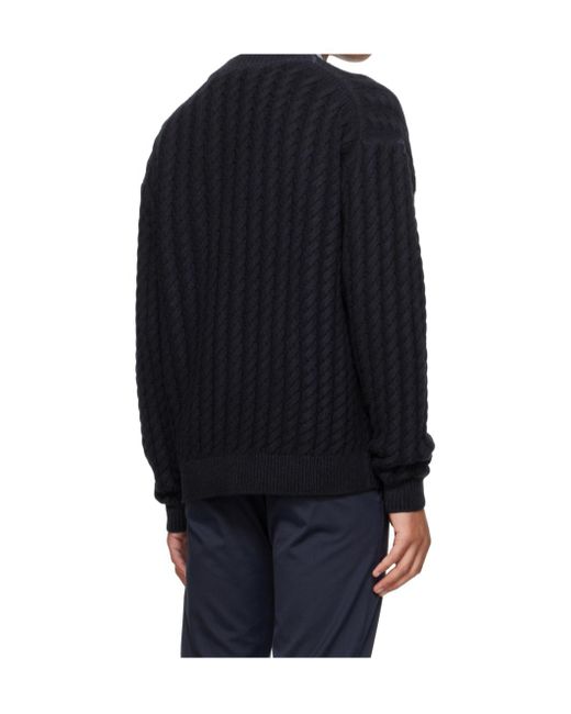 Barena Blue Button Long Sleeve Sweater for men