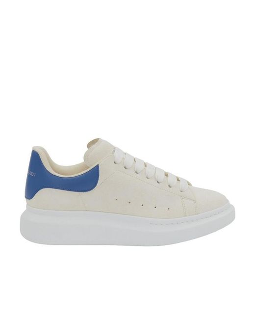McQueen Blue Oversized Lace-Up Sneakers for men