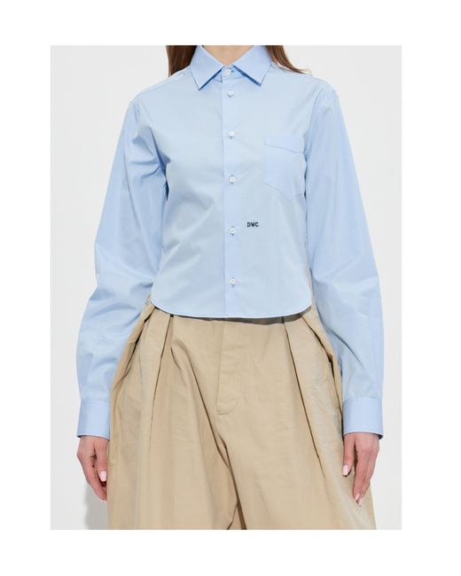 DSquared² Blue Classic Mini Dean Shirt