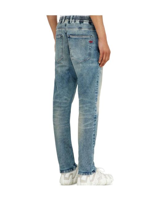 DIESEL Blue D-Krooley Drawstring Jeans for men