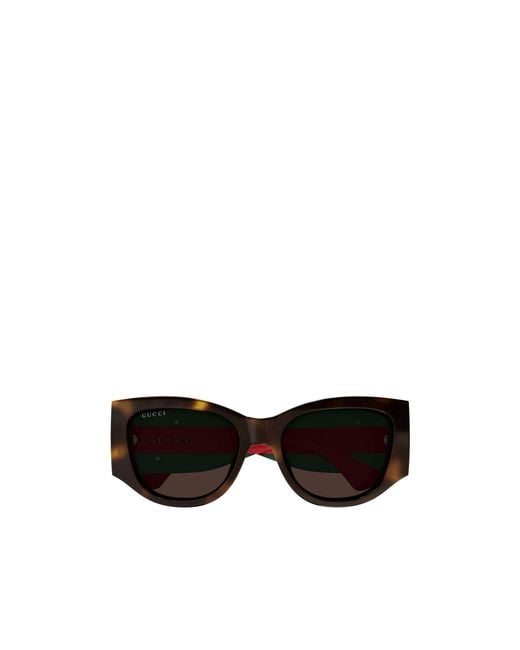Gucci Black Eyewear Cat-Eye Frame Sunglasses for men