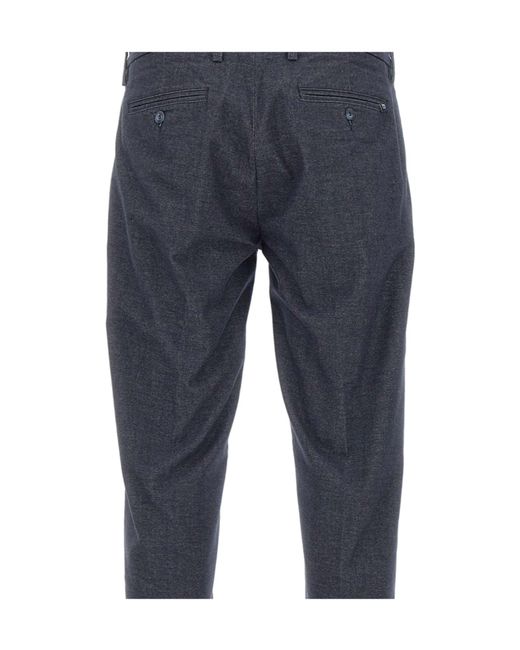 Re-hash Blue Mucha 10 Pleated Slim Pants for men