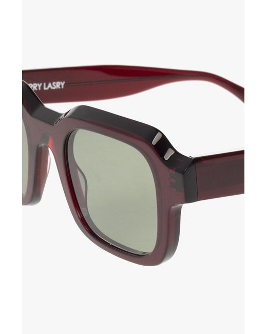 Thierry Lasry White Vendetty Square-Frame Sunglasses