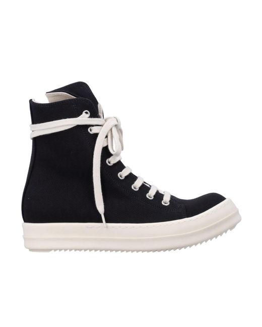 Rick Owens Black Drkshdw High-Top Sneakers