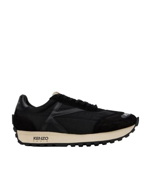 KENZO Black Smile Run Trainers for men