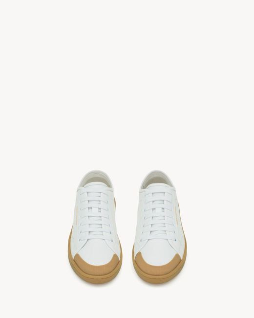 Saint Laurent White Gym Sneakers