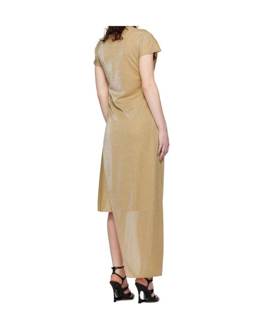 Lanvin Natural Short Sleeve Dress