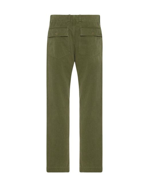 The Row Green Belt Loops Slacks for men