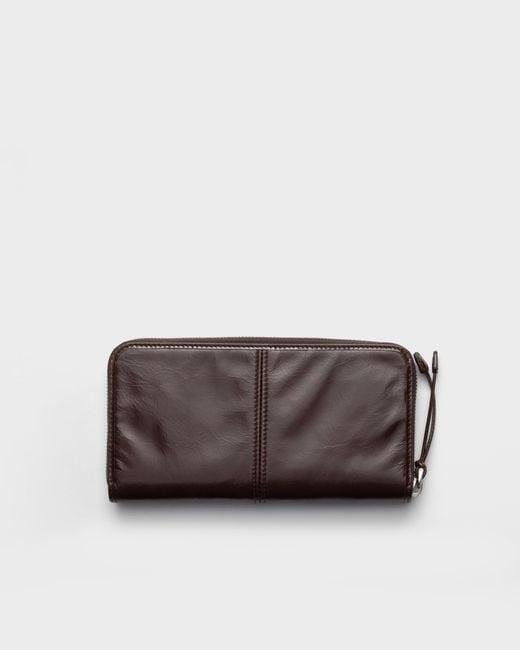 Prada Brown Leather Wallet for men