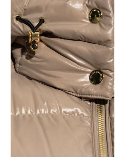 Moose Knuckles Natural Hooded Down Jacket