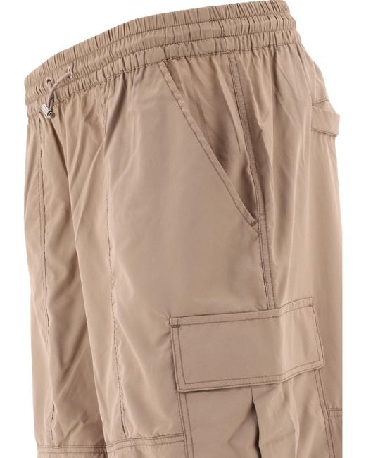 Ugg Natural Drawstring Waist-Edge Casual Pants