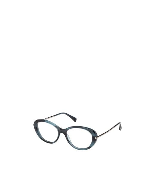 Max Mara White Full-Rimmed Plano Lenses