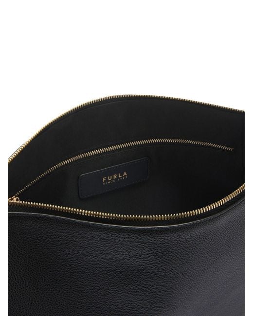 Furla Black Debby Large Shoulder Bag