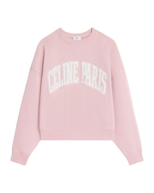 Céline Pink Oversized Sweatshirt