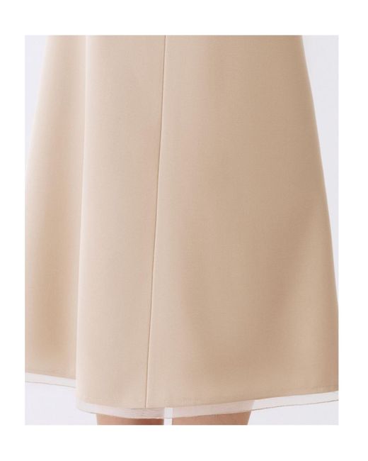 Fabiana Filippi Natural High-Waisted Skirt