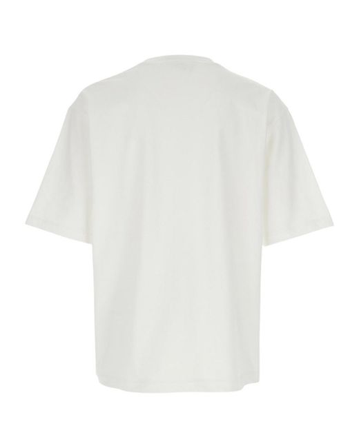 DSquared² White Icon New Generation Loose Fit Maxi Logo T-Shirt for men