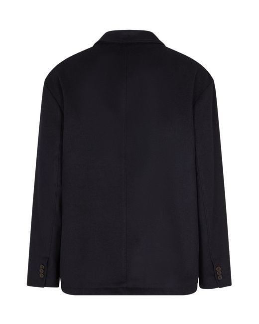 Emporio Armani Blue Button Single-Breasted Blazer for men
