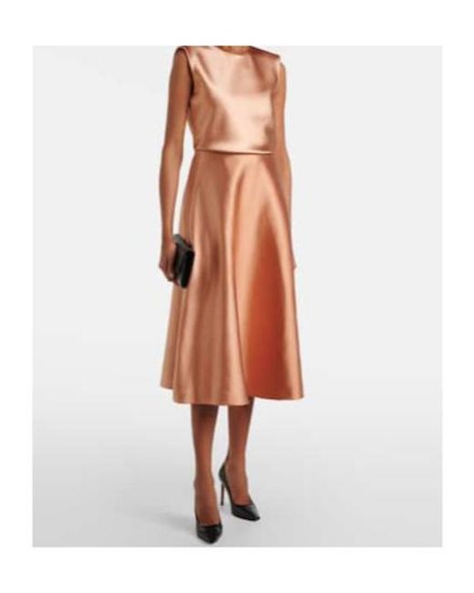 Carolina Herrera Pink Satin Top