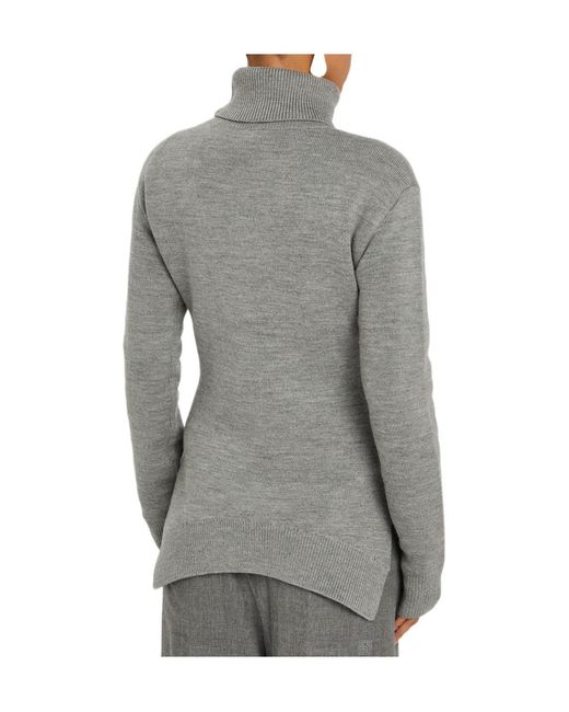 Totême Gray Wool Pullover