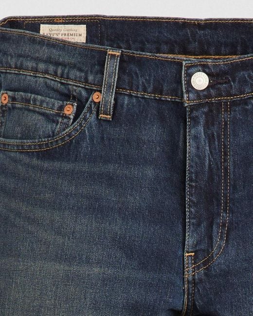 Levi's Blue 511 Logo Patch Slim-Fit Jeans for men