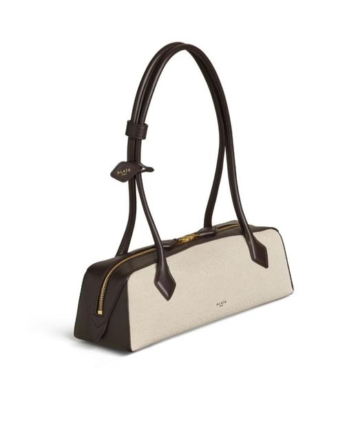 Alaïa Natural Alaïa Le Teckel Medium Shoulder Bag