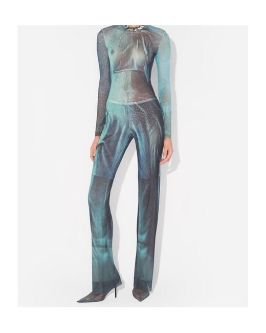 Jean Paul Gaultier Blue The Water Pants