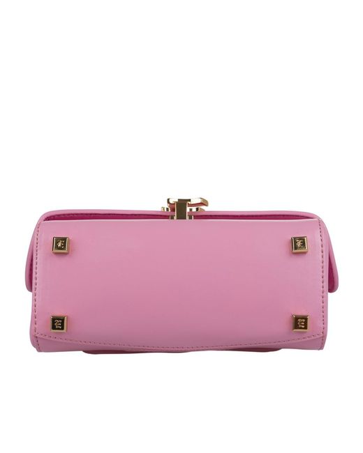Ermanno Scervino Pink Flip Shoulder Bag