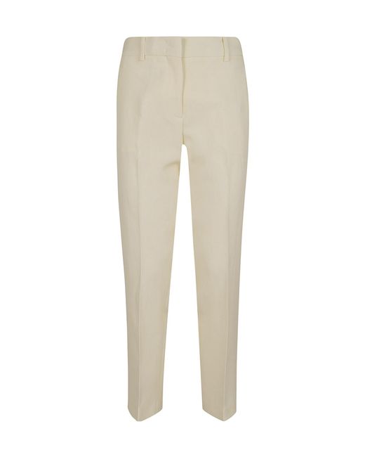 Ermanno Scervino Natural Pressed-Crease Tailored Trousers