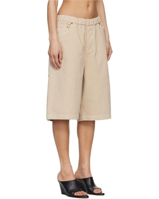 Entire studios Natural Spar Bermuda Shorts for men