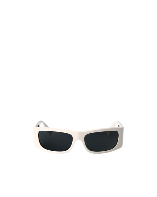 Versace White Logo Sunglasses for men