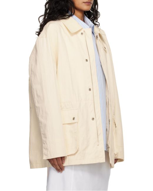 DUNST Natural Long Sleeve Jacket