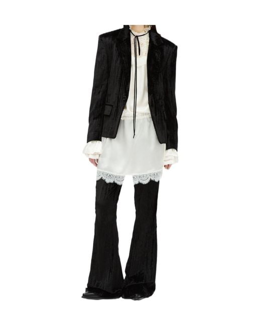 Ann Demeulemeester Black Adri Trousers