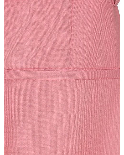 Givenchy Pink High-Waisted Tailored Trousers