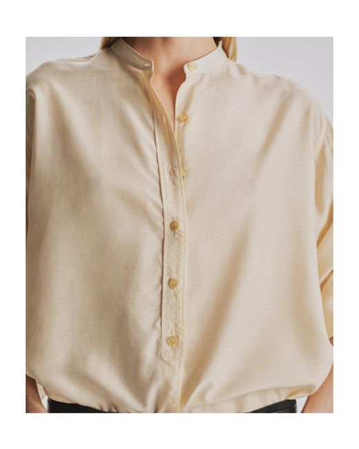 The Row White Long-Sleeved Shirt