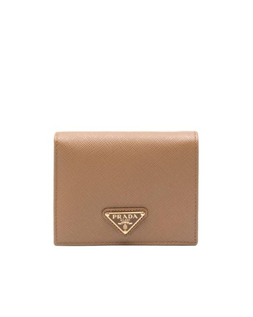 Prada Natural Logo Wallet