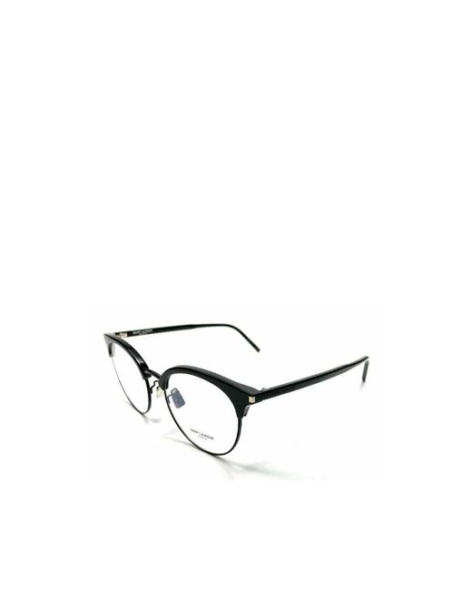 Saint Laurent White Logo Flat Mirror for men