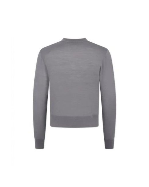 DSquared² Gray Long-Sleeved Knitwear for men