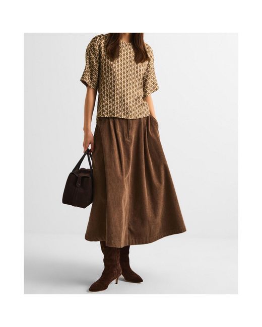 Max Mara Brown Printed Cover-Up