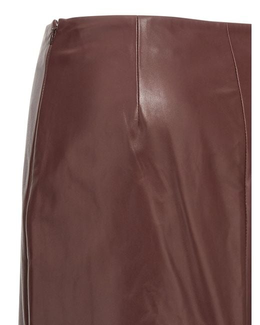 Brunello Cucinelli Brown 'Column Long' Skirt