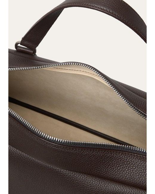 Loro Piana Brown Medium Needle Bag